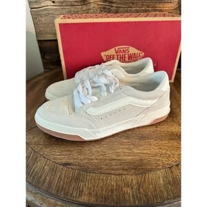 Vans Hylane Marshmallow Suede Leather Skate Shoes VN000D26CD3 Mens 12 Off White